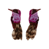 Jaro Earrings in Purple Multi