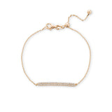 Grace 18k Gold Vermeil .25ct tw Lab-Grown Diamond Pave Bar Bracelet