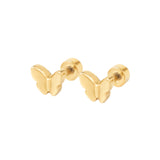 Butterfly Flat Back Earrings