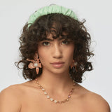Shell Pink Candy Crystal Necklace