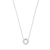 Sunseeker Pendant Necklace in Silver Plating