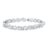 Pre-Owned Kay 1/4ct tw Diamond Bracelet in Sterling Silver