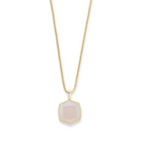 Rocksbox Exclusive Davis Long Pendant in Gold & Iridescent Opalite
