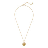 Aptos Flipping Evil Eye Pendant in Gold & CZ