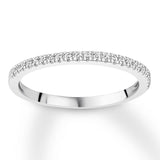 Pre-Owned Kay 1/10ct tw Diamond Wedding Band in 10K White Gold