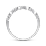 Pre-Owned Kay 1/15ct tw Round-cut Diamond Wedding Band in 10K White Gold