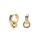 Asher Drop Huggie Earrings