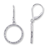 Pre-Owned Kay 1/4ct tw Diamond Earrings in 10k White Gold