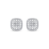 Pre-Owned Kay 1/4ct Diamond Stud Earrings in Sterling Silver