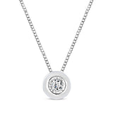 Pre-Owned Kay 1/20ct tw Diamond Necklace in Sterling Silver