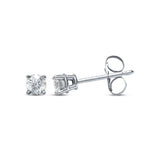 Pre-Owned Kay 1/3ct tw Round-cut Diamond Earrings in 14k White Gold