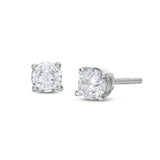 Pre-Owned Kay 1/3ct tw Round-cut Diamond Solitaire Studs in 14k White Gold