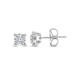 Pre-Owned Kay 1/10ct tw Diamond Radiant Reflections Earrings in Sterling Silver