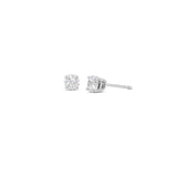 Pre-Owned Kay 5/8ct tw Round-cut Diamond Solitaire Stud Earrings in 14k White Gold