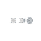 Pre-Owned Kay 1/3ct tw Round-cut Diamond Stud Earrings in 14k White Gold