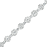 Pre-Owned Kay 1/4ct tw Round-cut Diamond Tennis Bracelet in Sterling Silver