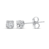 Pre-Owned Kay 1/3ct tw Diamond Stud Earrings in Sterling Silver