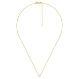 Lab Created 0.25ct tw Diamond Pendant Necklace in 18k Gold Vermeil