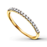 Pre-Owned Kay 1/6ct tw Round-cut Diamond Anniversary Band in 14K Yellow Gold