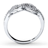 Pre-Owned Kay 1/5ct tw Diamond Infinity Ring in 10K White Gold