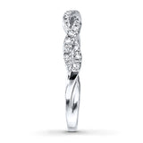 Pre-Owned Kay 1/6ct tw Round-cut Diamond Ring in 10k White Gold