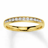 Pre-Owned Kay 1/4ct Round-cut Diamond Ring in 10k Yellow Gold