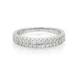 Pre-Owned Jared 1/2ct tw Diamond Band Ring in 14k White Gold Size 6.5