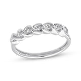 Pre-Owned Kay 1/10ct tw Round-cut Diamond Ring in 10k White Gold