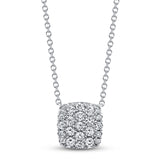 Pre-Owned Jared 1/2ct Diamond Pendant Necklace in 14k White Gold