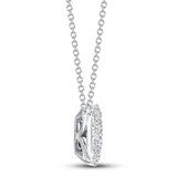 Pre-Owned Jared 1/2ct Diamond Pendant Necklace in 14k White Gold