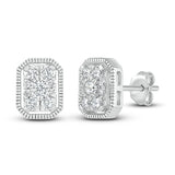 Pre-Owned Jared 1/3 ct Round Diamond Stud Earrings in 10K White Gold