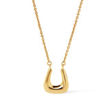 Blakely Gold Pendant Necklace