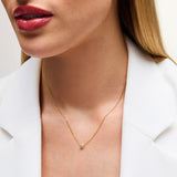 Lab Created 0.25ct tw Diamond Pendant Necklace in 18k Gold Vermeil