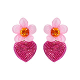 Aphrodite Earrings in Pink Multi