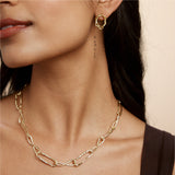 Aspen Abstract Linked Chain in Gold