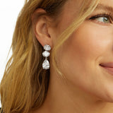 Hello Gorgeous Drop Earrings in Silver