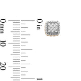 Pre-Owned Jared 1/6ct tw Diamond Earrings in 10k Rose Gold