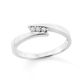 Pre-Owned Jared 1/20ct tw Diamond Ring in 10k White Gold