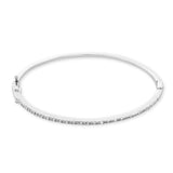 Pre-Owned Kay 1/5ct tw Diamond Bangle in Sterling Silver