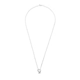Pre-Owned Kay Diamond Accent Heart Pendant in 10k White Gold