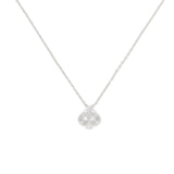 So Spade Mini Pendant in Clear & Silver