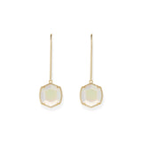 Rocksbox Exclusive Davis Drop Earrings in Gold & Iridescent Opalite