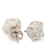 Pop of Joy Studs in Clear & Silver