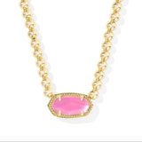 Elisa Beaded Necklace in Azalea Illusion Glass
