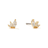 Kennedy Gold Stud Earrings