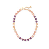 Rocksbox Exclusive Candy Crystal Necklace in Eggplant Ombre