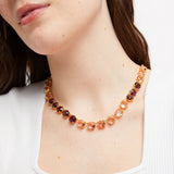 Rocksbox Exclusive Candy Crystal Necklace in Eggplant Ombre