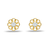 Marigold Stud Earrings in Gold