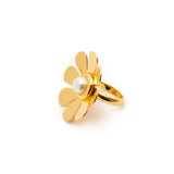 Daisy Cocktail Ring in Gold