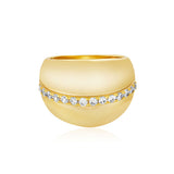 Thick A*s Pave Ring in Gold